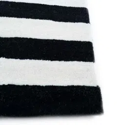 jaipur rugs Grey Striped Wool 5 ft x 7 ft Hand Tufted Carpet image 4