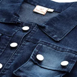 Aarika Washed Crop Denim Jacket image 3