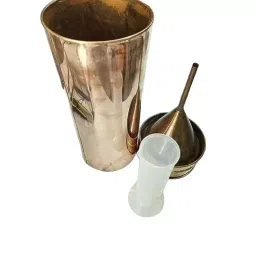 WKM Copper Optical Rain Gauge with Measuring Cylinder KT46RG image 2