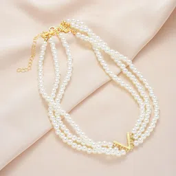 DIVASTRI Gold-Plated Layered Necklace image 4