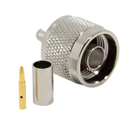 Trade Hub N Male Crimp On Plug Connector for LMR-195 RG-58 50 Ohm Low Loss RF Coaxial Cable image 2