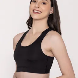 Bonjour Cotton Full Coverage Removable Padding Workout All Day Comfort Bra image 5