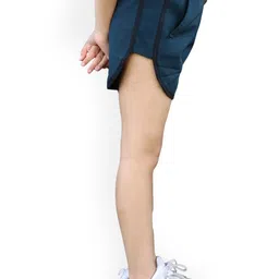 APPALUZO Girls Rapid-Dry Relaxed Fit Mid-Rise Running Sports Shorts image 5