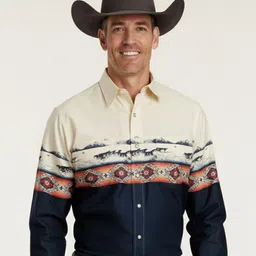 HERE&NOW Men Printed Casual Shirt image 3