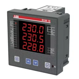 ABB M1M 15 100-230 V Class 1 Digital Ethernet Power meter (M1M 15-1 Modbus) image 1