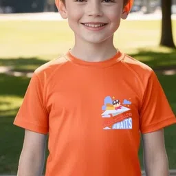 Piku Store Boys Printed Applique T-shirt-picture-36