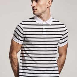 TOGS & TERRE Men Striped Polo Collar Cotton Slim Fit T-shirt-picture-36