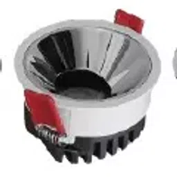 Noble Electricals 12 W White + Chrome LED Low Depth Wallwasher Downlight Warm White NE-DL-LOW DP-12-image-78