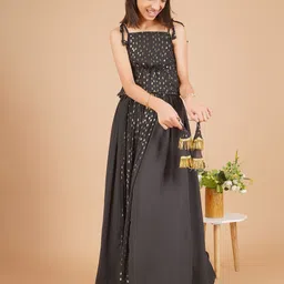 Unique Designers Girls Printed Ready to Wear Lehenga & Blouse With Dupatta image 5