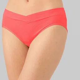 Inner Sense Plus Size Pack Of 4 Organic Cotton V Band Panties image 5