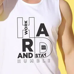 WOOSTRO Pack Of 2 Printed Ultra-Soft Gym Vests VWS26(HARD WHITE)(HARD LGTGREEN) image 4