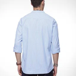 French Connection Men Striped Regular Fit Cotton Linen Casual Shirt image 2