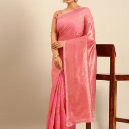 Fashion Petals Ethnic Motifs Zari Saree-picture-18