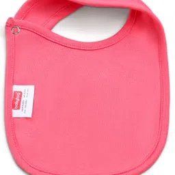 Babyhug Cotton Snap Buttons Closure Bibs Animal Print Pack of 2 - Pink image 5