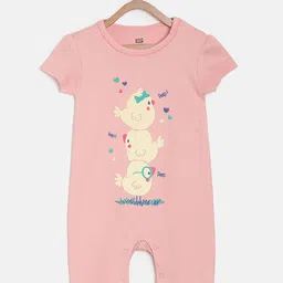 MINI KLUB Girls Pack of 2 Printed Rompers image 3