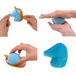 SCOOBIES Blue & Yellow Corn Fun & Kinetic Sand For Kids image 3