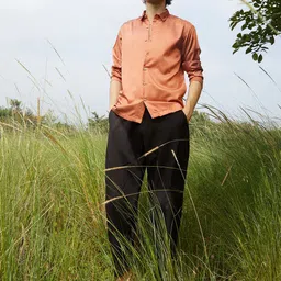 Campus Sutra Men Classic Spread Collar Shirt image 2