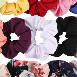 Blubby Unisex 15Pcs Fur Ponytail Holders image 2