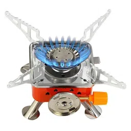 ARCADE TOYS Portable Camping Gas Stove for Travel Stainless Steel Body Folding Furnace Cooking Stove Lightweight Gas Burner (Multicolour)-picture-11