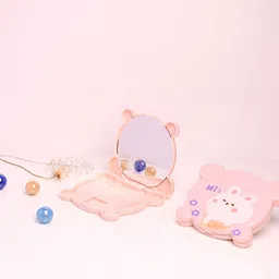 THE LITTLE LOOKERS Comb and Mirror Set with Soft Bristles and Rounded Tips for Baby's Sensitive Skin/Hair Care | Grooming Accessories | Comb Set for Newborns/Babies/Kids/Toddlers (Peach & Purple) image 2