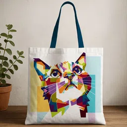 The Purple Tree Printed Oversized Shopper Tote Bag-picture-29