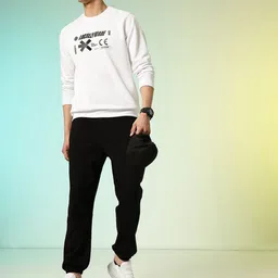 HRX by Hrithik Roshan Typography Printed Sweatshirt image 2