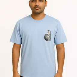 GREATMAN Graphic Printed Short Sleeves Cotton T-shirt image 3