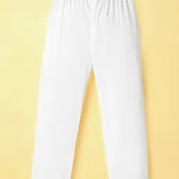 Ridokidz Full Sleeves Floral Printed Kurta Pyjama Set - Off White & Grey image 5