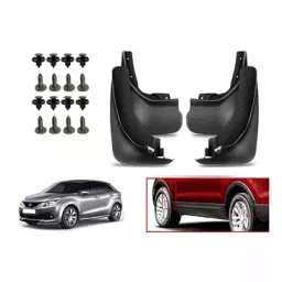 Auto Pearl Front and Rear Mud Guard For Maruti Baleno (Black) Set of 4 Pcs-picture-22