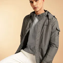 French Connection Detachable hood Tailored Jacket With Inner Fleece-picture-26