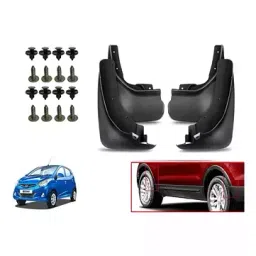 Auto Pearl Front and Rear Mud Guard For EON 1.0 Kappa Magna Plus Optional (Black) Set of 4 Pcs-picture-44