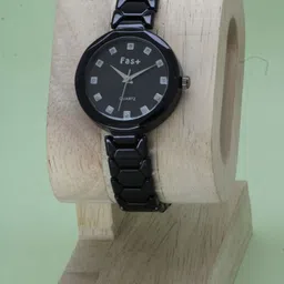 VIRAKTI Women Brass Embellished Wrap Around Straps Analogue Watch H-16-BLACK-picture-19