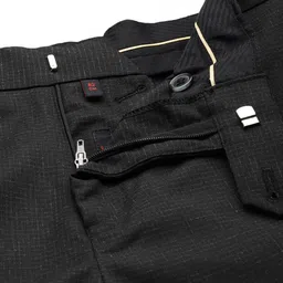 Raymond Men Checked Slim Fit Formal Trousers image 5