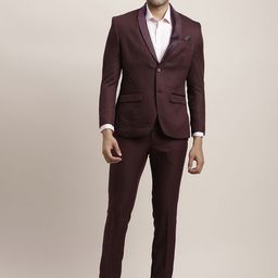 Turtle Self-Design Single-Breasted Two-Piece Party Suit-picture-8