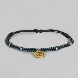 EL REGALO Men Blue & Gold-Toned Charm Bracelet-picture-31