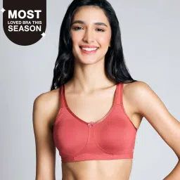 Nykd By Nykaa Encircled with love Cotton Shape & Support Non Padded Non Wired NYB169 Orange image 1