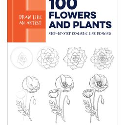quarto Draw Like an Artist 100 Flowers and Plants Drawing Book by Melissa Washburn - English-picture-32