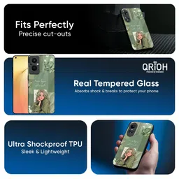 QRIOH Floral Printed Oppo F29 5G Back Case Mobile Accessories image 4