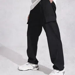 WROGN Men Pleated Cargos Trousers-picture-41
