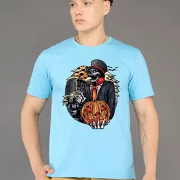 BRAWNY BATTLER Men Graphic Printed Round Neck Cotton T-shirt-picture-41