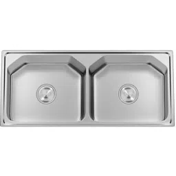 Hekken Double Bowl Kitchen Sink Cub-Ax-Eco Series 47x19x9 inch International Satin Finish Stainless Steel, hék-Hoxton-11948C-picture-19