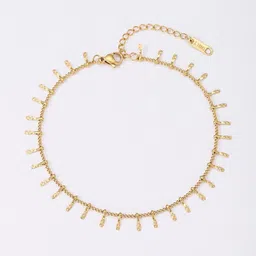 MYKI Stainless Steel Gold-Plated Wraparound Bracelet image 4