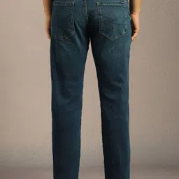 Louis Philippe Jeans Men Slim Fit Mid-Rise Light Fade Jeans image 3