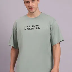 STICHRICH Men Typography Printed Drop-Shoulder Sleeves Bio Finish T-shirt-picture-11