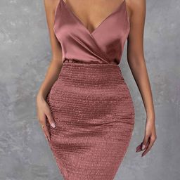 Stylecast X Slyck Solid Above the Knee Length Bodycon Dress-picture-0