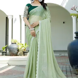 K 5 Fashion Pure Chiffon Ready to Wear Saree-picture-25