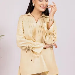 HUESION V-Neck Top With Trousers Co-Ords image 4