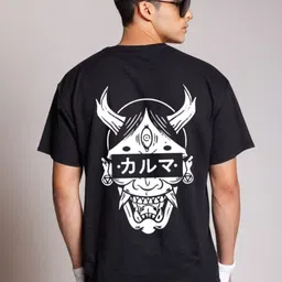 Be Crazy Men Graphic Printed Round Neck Cotton Oversized T-shirt-picture-18