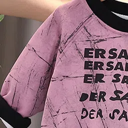 StyleCast x Revolte Boys Typography Printed T-shirt and Trousers Clothing Set image 5