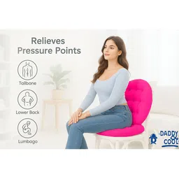 DADDY COOL Set of 2 Rose Round Chair Pads image 4